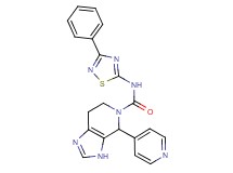 N-(3-phenyl-1,2,4-thiadiazol-5-yl)-4-pyridin-4-yl-3,4,6,7-tetrahydro-5H-imidazo[4,5-c]pyridine-5-carboxamide