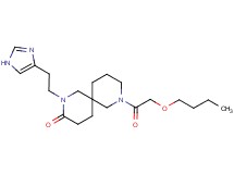 8-(butoxyacetyl)-2-[2-(1H-imidazol-4-yl)ethyl]-2,8-diazaspiro[5.5]undecan-3-one