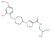 1-[1-(2-hydroxy-4-methoxybenzyl)-4-piperidinyl]-N-isobutyl-1H-1,2,3-triazole-4-carboxamide