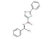 2-phenyl-N-[(1S)-1-phenylethyl]-1H-imidazole-4-carboxamide trifluoroacetate