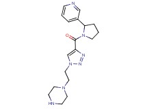 1-(2-{4-[(2-pyridin-3-ylpyrrolidin-1-yl)carbonyl]-1H-1,2,3-triazol-1-yl}ethyl)piperazine