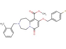 methyl 9-[(4-fluorobenzyl)oxy]-3-(2-methylbenzyl)-7-oxo-1,2,3,4,5,7-hexahydropyrido[1,2-d][1,4]diazepine-10-carboxylate