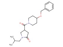 4-{[4-(benzyloxy)-1-piperidinyl]carbonyl}-1-isobutyl-2-pyrrolidinone
