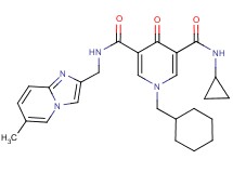 1-(cyclohexylmethyl)-N-cyclopropyl-N'-[(6-methylimidazo[1,2-a]pyridin-2-yl)methyl]-4-oxo-1,4-dihydro-3,5-pyridinedicarboxamide