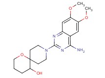 9-(4-amino-6,7-dimethoxyquinazolin-2-yl)-1-oxa-9-azaspiro[5.5]undecan-5-ol
