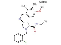 (4S)-1-(2-chlorobenzyl)-N-ethyl-4-[(4-methoxy-2,3-dimethylbenzyl)amino]-L-prolinamide