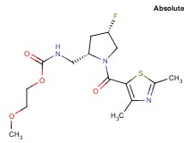 2-methoxyethyl ({(2S,4S)-1-[(2,4-dimethyl-1,3-thiazol-5-yl)carbonyl]-4-fluoropyrrolidin-2-yl}methyl)carbamate