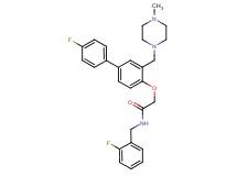 N-(2-fluorobenzyl)-2-({4'-fluoro-3-[(4-methyl-1-piperazinyl)methyl]-4-biphenylyl}oxy)acetamide