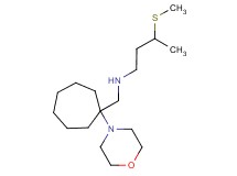 3-(methylthio)-N-{[1-(4-morpholinyl)cycloheptyl]methyl}-1-butanamine