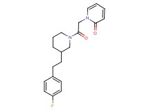1-(2-{3-[2-(4-fluorophenyl)ethyl]-1-piperidinyl}-2-oxoethyl)-2(1H)-pyridinone