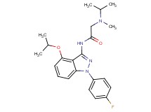 N~1~-[1-(4-fluorophenyl)-4-isopropoxy-1H-indazol-3-yl]-N~2~-isopropyl-N~2~-methylglycinamide