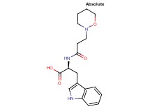 (2S)-3-(1H-indol-3-yl)-2-{[3-(1,2-oxazinan-2-yl)propanoyl]amino}propanoic acid
