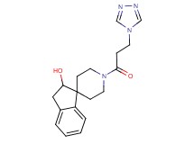 1'-[3-(4H-1,2,4-triazol-4-yl)propanoyl]-2,3-dihydrospiro[indene-1,4'-piperidin]-2-ol