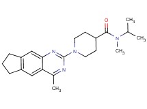N-isopropyl-N-methyl-1-(4-methyl-7,8-dihydro-6H-cyclopenta[g]quinazolin-2-yl)-4-piperidinecarboxamide