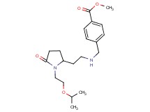 methyl 4-[({2-[1-(2-isopropoxyethyl)-5-oxo-2-pyrrolidinyl]ethyl}amino)methyl]benzoate
