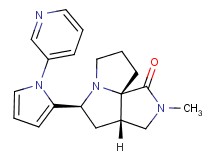 (3aS*,5S*,9aS*)-2-methyl-5-[1-(3-pyridinyl)-1H-pyrrol-2-yl]hexahydro-7H-pyrrolo[3,4-g]pyrrolizin-1(2H)-one