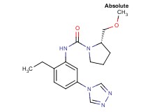 (2S)-N-[2-ethyl-5-(4H-1,2,4-triazol-4-yl)phenyl]-2-(methoxymethyl)pyrrolidine-1-carboxamide