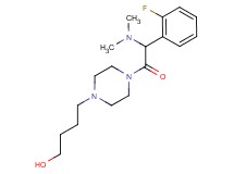 4-{4-[(dimethylamino)(2-fluorophenyl)acetyl]-1-piperazinyl}-1-butanol