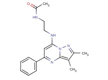 N-{2-[(2,3-dimethyl-5-phenylpyrazolo[1,5-a]pyrimidin-7-yl)amino]ethyl}acetamide