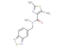 N-(2,1,3-benzothiadiazol-5-ylmethyl)-N,2,5-trimethyl-1,3-thiazole-4-carboxamide