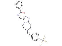 N-({7-[4-(trifluoromethyl)benzyl]-6,7,8,9-tetrahydro-5H-[1,2,4]triazolo[4,3-d][1,4]diazepin-3-yl}methyl)benzamide