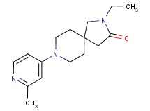 2-ethyl-8-(2-methyl-4-pyridinyl)-2,8-diazaspiro[4.5]decan-3-one
