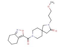 2-(3-methoxypropyl)-8-(4,5,6,7-tetrahydro-2,1-benzisoxazol-3-ylcarbonyl)-2,8-diazaspiro[4.5]decan-3-one