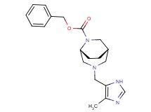 benzyl (1S*,5R*)-3-[(4-methyl-1H-imidazol-5-yl)methyl]-3,6-diazabicyclo[3.2.2]nonane-6-carboxylate