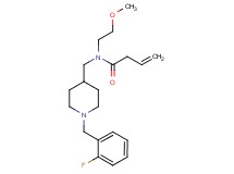 N-{[1-(2-fluorobenzyl)-4-piperidinyl]methyl}-N-(2-methoxyethyl)-3-butenamide