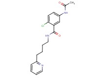 5-(acetylamino)-2-chloro-N-(4-pyridin-2-ylbutyl)benzamide