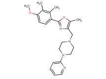 1-{[2-(4-methoxy-2,3-dimethylphenyl)-5-methyl-1,3-oxazol-4-yl]methyl}-4-(2-pyridinyl)piperazine