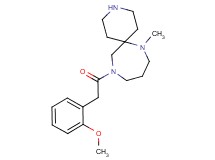 11-[(2-methoxyphenyl)acetyl]-7-methyl-3,7,11-triazaspiro[5.6]dodecane dihydrochloride