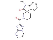 1-methyl-1'-([1,2,4]triazolo[1,5-a]pyrimidin-2-ylcarbonyl)spiro[indole-3,3'-piperidin]-2(1H)-one