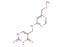 5-({[6-(methoxymethyl)pyrimidin-4-yl]amino}methyl)pyrimidine-2,4(1H,3H)-dione