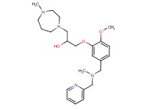 1-(2-methoxy-5-{[methyl(2-pyridinylmethyl)amino]methyl}phenoxy)-3-(4-methyl-1,4-diazepan-1-yl)-2-propanol