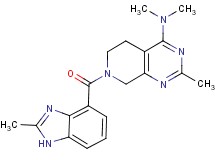 N,N,2-trimethyl-7-[(2-methyl-1H-benzimidazol-4-yl)carbonyl]-5,6,7,8-tetrahydropyrido[3,4-d]pyrimidin-4-amine