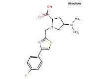 (4R)-4-(dimethylamino)-1-{[4-(4-fluorophenyl)-1,3-thiazol-2-yl]methyl}-L-proline
