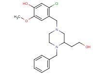 4-{[4-benzyl-3-(2-hydroxyethyl)-1-piperazinyl]methyl}-5-chloro-2-methoxyphenol