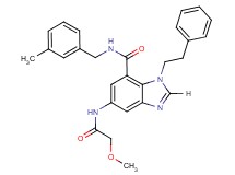 5-[(methoxyacetyl)amino]-N-(3-methylbenzyl)-1-(2-phenylethyl)-1H-benzimidazole-7-carboxamide