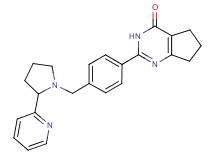 2-{4-[(2-pyridin-2-ylpyrrolidin-1-yl)methyl]phenyl}-3,5,6,7-tetrahydro-4H-cyclopenta[d]pyrimidin-4-one