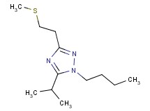 1-butyl-5-isopropyl-3-[2-(methylthio)ethyl]-1H-1,2,4-triazole