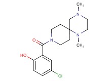 4-chloro-2-[(1,4-dimethyl-1,4,9-triazaspiro[5.5]undec-9-yl)carbonyl]phenol
