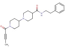 1'-(2-butynoyl)-N-(2-phenylethyl)-1,4'-bipiperidine-4-carboxamide