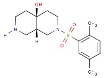 (4aS*,8aS*)-2-[(2,5-dimethylphenyl)sulfonyl]octahydro-2,7-naphthyridin-4a(2H)-ol