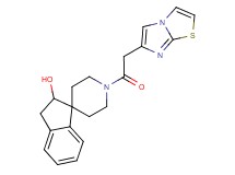 1'-(imidazo[2,1-b][1,3]thiazol-6-ylacetyl)-2,3-dihydrospiro[indene-1,4'-piperidin]-2-ol