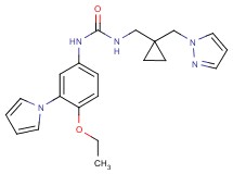 N-[4-ethoxy-3-(1H-pyrrol-1-yl)phenyl]-N'-{[1-(1H-pyrazol-1-ylmethyl)cyclopropyl]methyl}urea