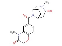 4-methyl-6-{[(1S*,6R*)-3-methyl-4-oxo-3,9-diazabicyclo[4.2.1]non-9-yl]carbonyl}-2H-1,4-benzoxazin-3(4H)-one