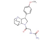 N-{2-[(3R*,3aR*,7aR*)-3-(4-methoxyphenyl)hexahydro-4,7-ethanopyrrolo[3,2-b]pyridin-1(2H)-yl]-2-oxoethyl}urea