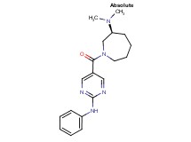 (3S)-1-[(2-anilinopyrimidin-5-yl)carbonyl]-N,N-dimethylazepan-3-amine