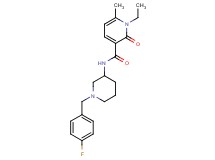 1-ethyl-N-[1-(4-fluorobenzyl)piperidin-3-yl]-6-methyl-2-oxo-1,2-dihydropyridine-3-carboxamide